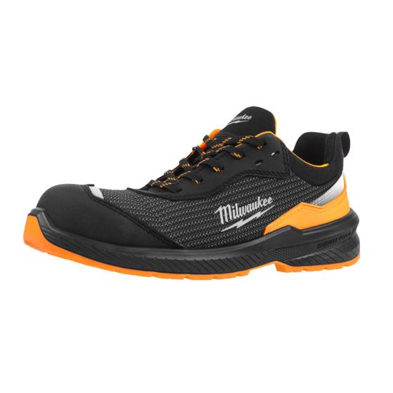 Milwaukee Chaussure de sécurité basse S1PS Flextred à lacets Haute-Visibilité Orange
