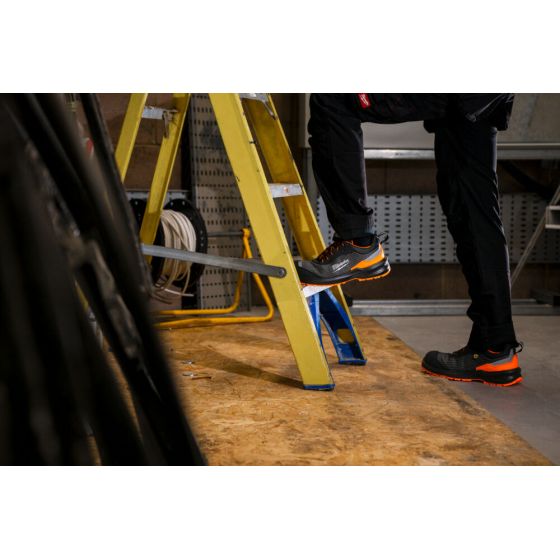 Milwaukee Chaussure de sécurité basse S1PS Flextred à lacets Haute-Visibilité Orange