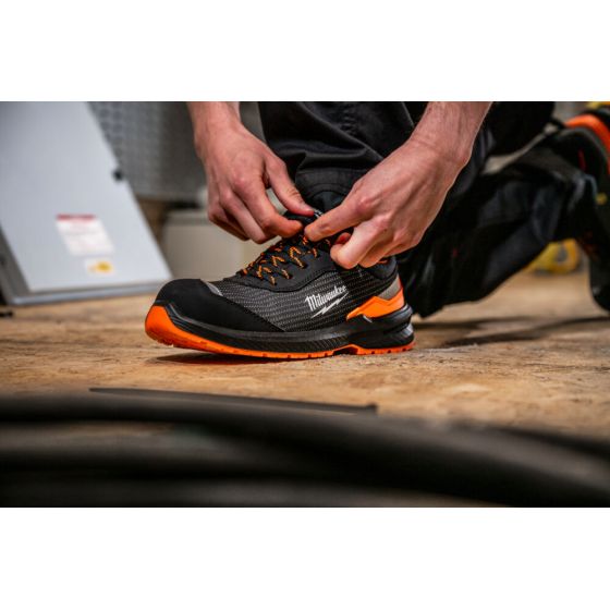 Milwaukee Chaussure de sécurité basse S1PS Flextred à lacets Haute-Visibilité Orange