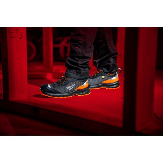 Milwaukee Chaussure de sécurité basse S1PS Flextred à lacets Haute-Visibilité Orange