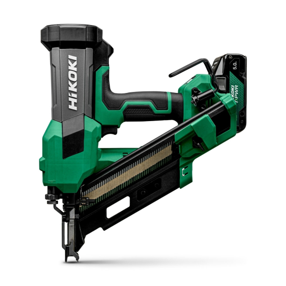 Hikoki NR1890DCBWPZ Cloueur de charpente sans 18V Brushless 90mm 34°