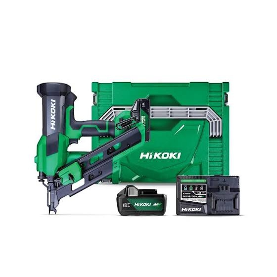 Hikoki NR1890DCBWPZ Cloueur de charpente sans 18V Brushless 90mm 34°
