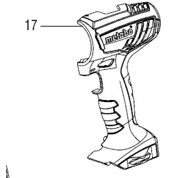 Metabo 343430880 Carter Perceuse BS14.4LI, BS18LI