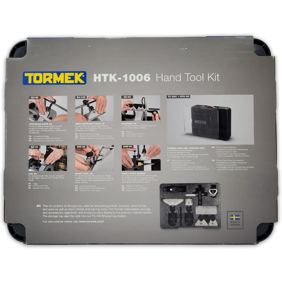Tormek HTK-1006 Kit d’affûtage pour outils à main avec valise TC-800