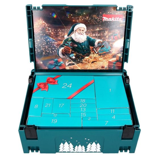 Makita Calendrier de l'avent 2026 en coffret MAKPAC (P-84894)