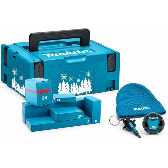 Makita Calendrier de l'avent 2026 en coffret MAKPAC (P-84894)