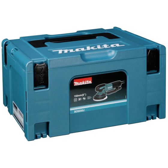 Makita BO6050J Ponceuse, polisseuse excentrique 750W ø150mm avec coffret MAKPAC