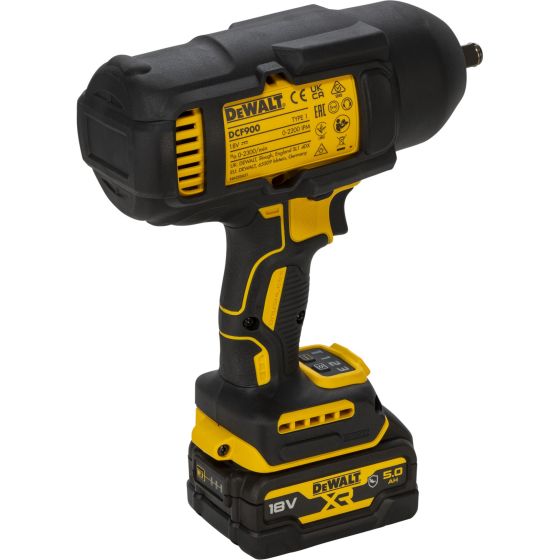 DeWalt DCF900P2G-QW Boulonneuse à choc 1/2 1898Nm XRP 18V 2x5.0Ah avec pack GFN