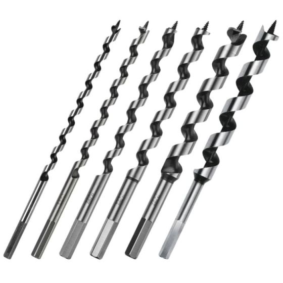 Milwaukee Set de 8 mèches longues ⌀8/10/12/14/16/18 à emmanchement hexagonal (4932373380)
