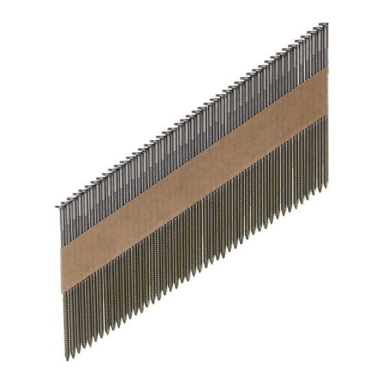 Milwaukee Pointes 75mm ø2.8mm annelés brillants en bande x2200 pcs (4932492607)