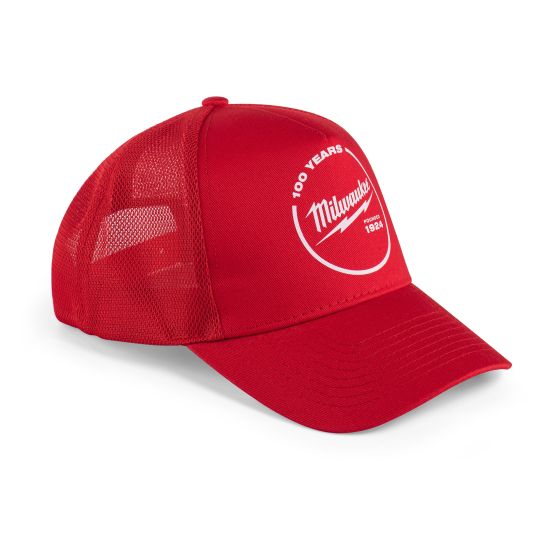 Milwaukee Casquette Trucker rouge 100e Anniversaire (4939771313)
