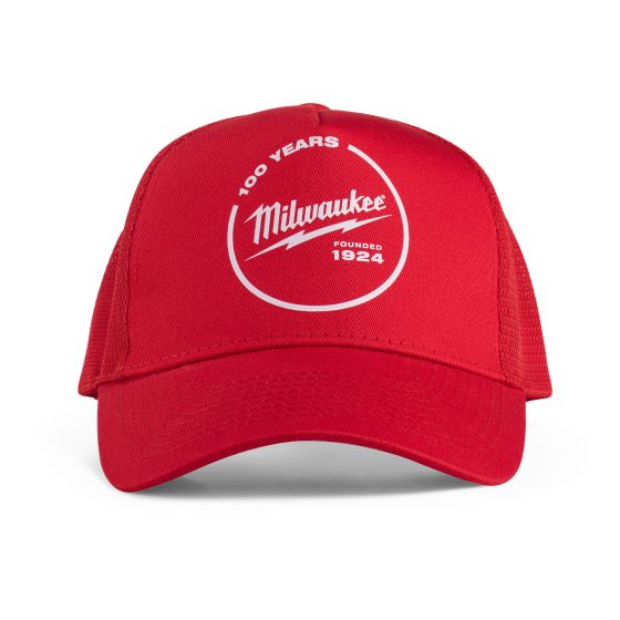 Milwaukee Casquette Trucker rouge 100e Anniversaire (4939771313)