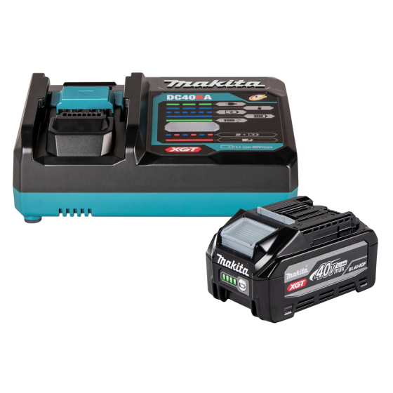 Makita LOT0482 Pack Perforateur SDS-Plus XGT 40V Max HR008GZ avec Batterie 4Ah BL4040F  et Chargeur