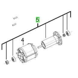 Milwaukee 4931435725 Induit Perceuse M12CPD, M12CDD