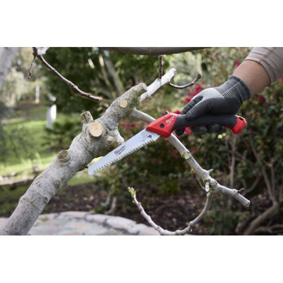 Milwaukee Scie d'élagage droite compacte avec fourreau (4932500645)