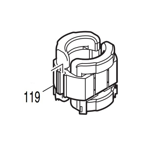 Makita 625813-4 Inducteur Pour Perforateur HR3210, HR3210FCT