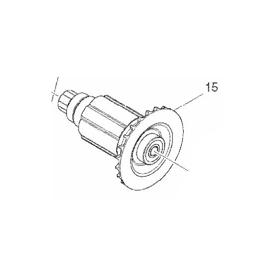 Makita 619406-7 Induit pour Perceuse DHP481