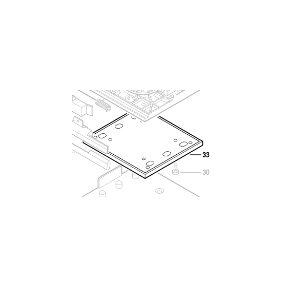 Bosch 2610920631 Plateau de Ponceuse Vibrante GSS140A