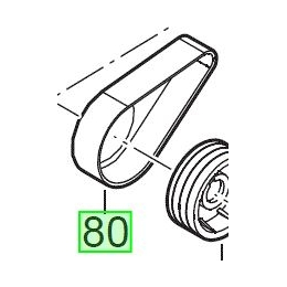 Milwaukee 4931446488 Courroie de Scie MS216SB