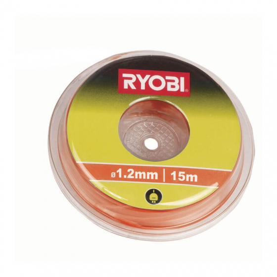 Ryobi RAC100 Bobine de fil de coupe 15mlx1.2mm Orange (5132002637) Ryobi RAC100 Bobine de fil de coupe 15mlx1.2mm Orange (5132002637)