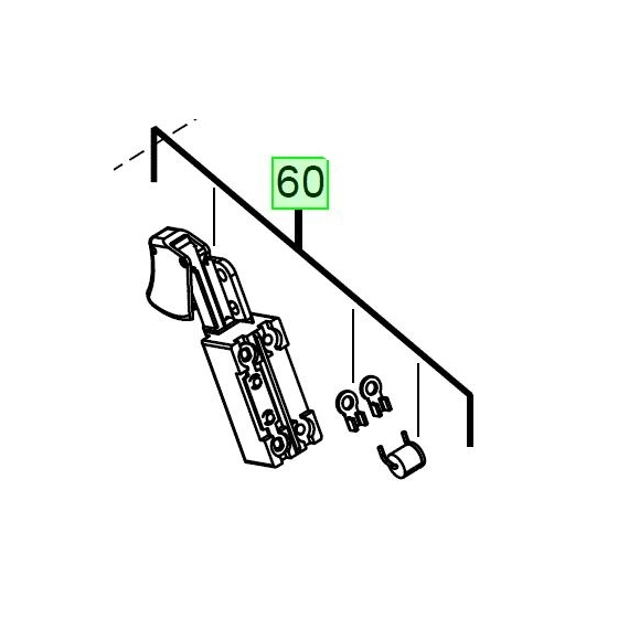 Milwaukee 4931436122 Interrupteur M18CCS55-0