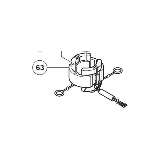 Hitachi 340608E Inducteur de Marteau Burineur H60MR