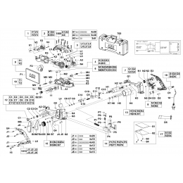 AEG 001289001 Moteur complet (Induit & Inducteur)