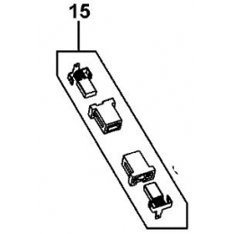 Black & Decker 1003616-00 Support & Paire de Balais KS1300