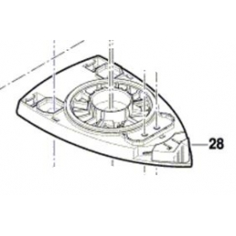Bosch 2609006896 Plateau de Ponçage PSM200AES