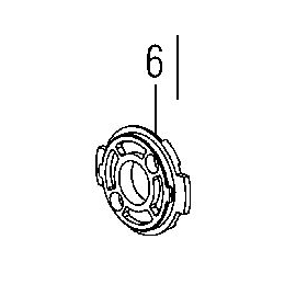 Metabo 343390670 Bride Moteur