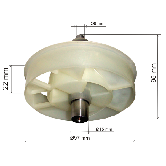 Bosch F016102940 Arbre D’entraînement 92.5mm