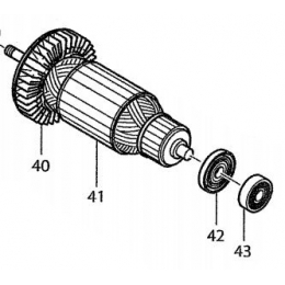 Makita 516888-3 Induit Tronçonneuse 4112HS