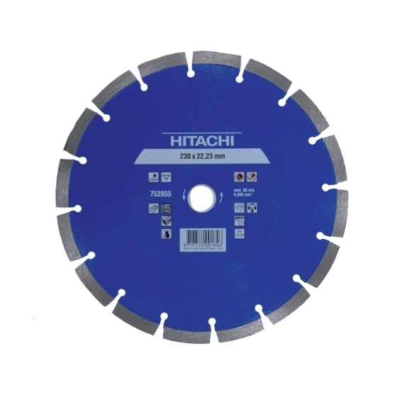 Hitachi Disque Diamant 230x22.2x10 Béton 752855