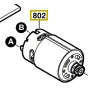 Bosch Moteur à Courant Continu PSR 10.8 LI (2609002620)