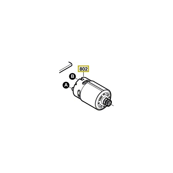 Bosch Moteur à Courant Continu PSR 10.8 LI (2609002620)