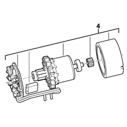 AEG 4931435123 Moteur Complet Perceuse, Visseuse BS14CLI