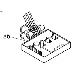 Makita 661430-6 Câble de raccordement Sécateur DUP361