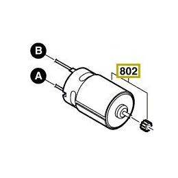 Bosch 2609199122 Moteur 18V à Courant Continu PSR18