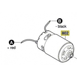 Bosch 2609005257 Moteur 14.4V - 18V à Courant Continu PSR14.4LI, PSR1440LI-2, PSR1800LI-2