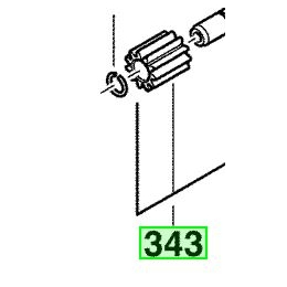 Milwaukee 4931375873 Roue dentée PH28X, PH28, PH30