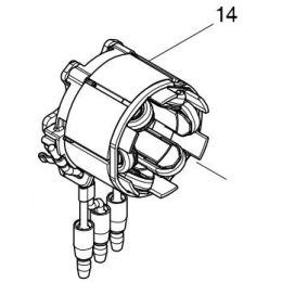 Makita 629228-7 Stator Pour Perceuse DHP483, XFD11ZB, XPH11ZB