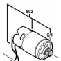 Bosch 2607022877 Moteur 14.4V Perceuse GSR14,4VE-2