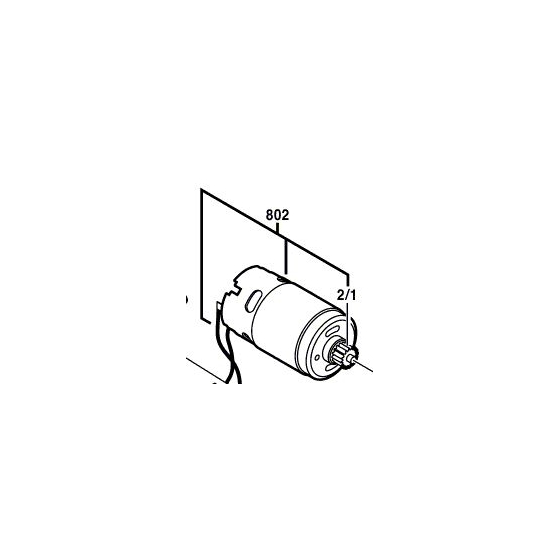 Bosch 2607022877 Moteur 14.4V Perceuse GSR14,4VE-2