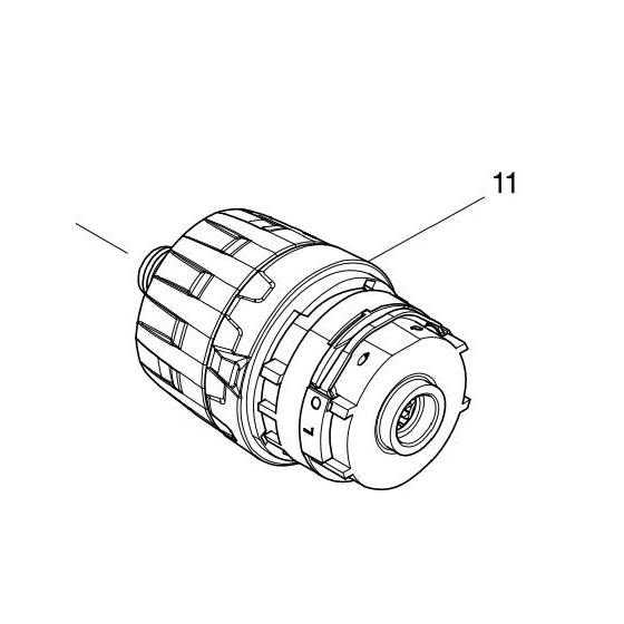 Makita 123867-0 Pignon Complet DHP483, HP332D 