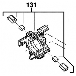 AEG 302393010 Support de Charbons Perforateur KH24, KH25, KH26, KH27