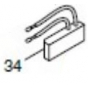 Makita 631613-2 Circuit démarrage Progressif Scie 2704, 2704N et LH1040