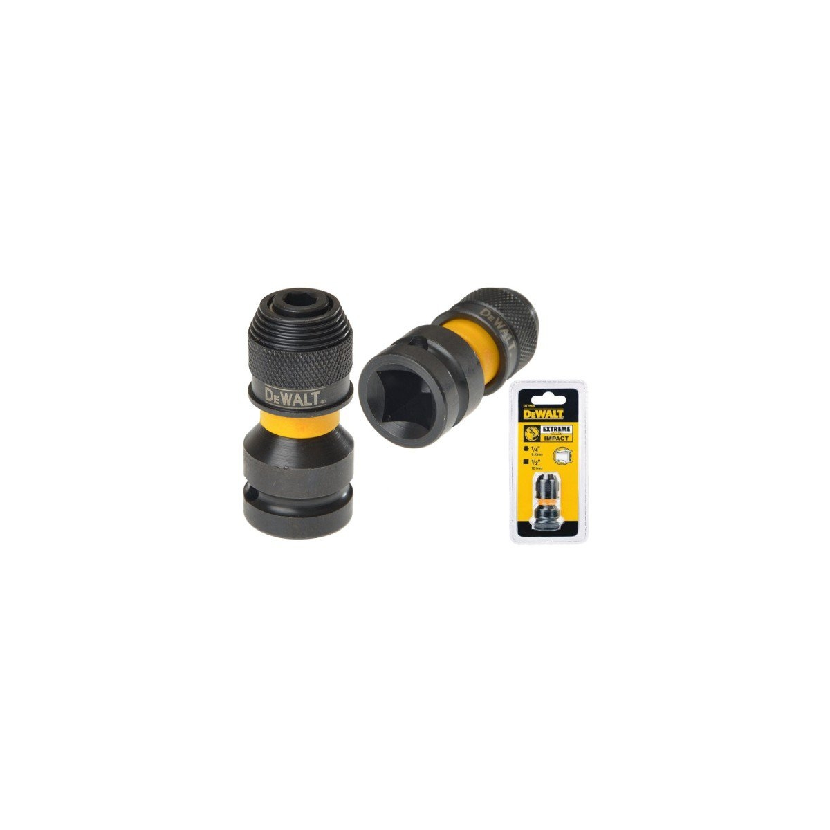 Dewalt DT7508 Adaptateur de Vissage 1/4 - 1/2 Extrême Impact