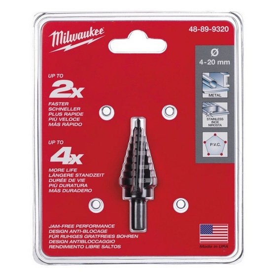 Milwaukee Foret Étagée Métal ø4-20mm 48899320