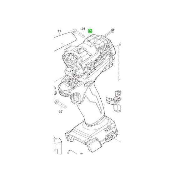 Milwaukee 4931452334 Carter de Perceuse M18CDD, M18CPD