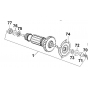 Dewalt 635994-02 Induit de Meuleuse D28116, D28117, D28133